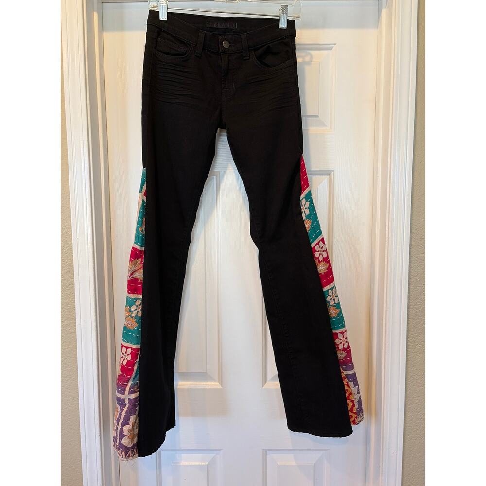 Upcycled Jeans Flare Boho Stretch J Brand Size 25